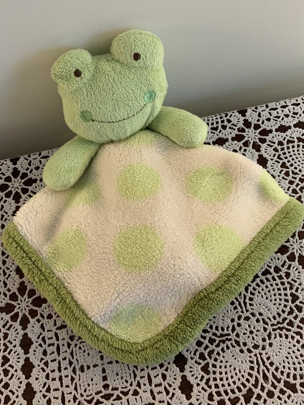 Koala Baby Toys R Us Frog Lovey Security Blanket Baby Blankie Soothing 12 Inch